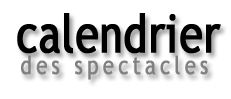 Calendrier des spectacls